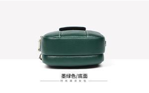 Nouveau sac à main décontracté de luxe en cuir véritable pour femmes avec fermeture à glissière - Product Image 6