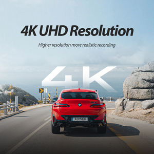 미니 4K 단일 렌즈 자동차 대시보드 카메라 135 도 지평선 UHD 해상도 야간 투시경 WiFi 연결 호환 녹음 - Product Image 3