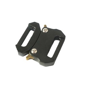 Hebilla de liberación lateral de aleación de zinc, color negro, duradera, para bolsos, mochilas, cinturones, accesorios - Product Image 3