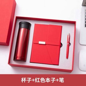 Wholesale Corporate Leather Notebook Bottle Gift Sets Customizable Luxury A5 Diary Note <b>Book</b> Meeting Notepad Gift Box With Pen - Product Image 6