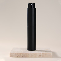 Vente en gros de vaporisateur de bouteille de parfum en verre torsadé vide rechargeable coloré personnalisé de 10ml avec logo personnalisé