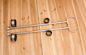 Neueste Edelstahl-Beinfixierungsfesseln, Handfesseln, Fußfesseln, Halsband-Fixierungsvorrichtungen, <span class=keywords><strong>BDSM</strong></span>-Set für Erwachsene, Sexspielzeug - Product Image 3