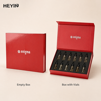 Coffret Cadeau Luxe Parfum et Rouge à Lèvres avec Plateau en Mousse Découpée, Rouge Brillant, Fermeture Magnétique, Logo Personnalisé, Emballage Rigide OEM