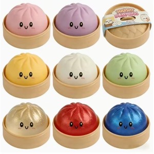 Nuevos Juguetes Sensoriales TPR Sparkle Baozi - Antiestrés Suaves con Purpurina, Colores Surtidos, Blandos para Niños, Regalo Promocional - Product Image 6