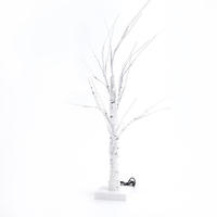 Guirlandes lumineuses LED d'extérieur pour Noël, blanc chaud, 3m, installation facile, décorations de sapins, ambiance festive des fêtes