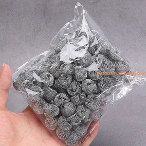 Prezzo di fabbrica filtro a sfera di tabacco 13-20mm maglia combustione cavo tubo di fumo metallo promuovere la combustione supporto rete di fumo gadget - Product Image 2
