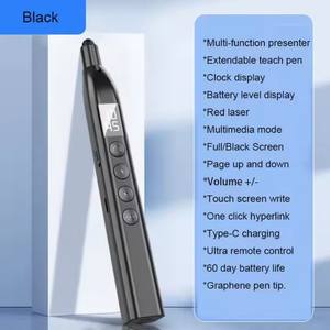 Bolígrafo extensible de enseñanza con pantalla de tiempo, pantalla de nivel de batería, puntero Demostrador de enseñanza Multimedia, bolígrafo abatible - Product Image 4