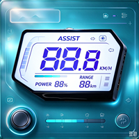 Module LCD gris STN personnalisable à transmittance positive, affichage MONO, biseauté polygonal pour écran de scooter électrique