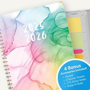 Agenda Diaria y Semanal Personalizada Prolead A5 con Espiral, Cubierta de Papel Ecológico, Logotipo en Dorado, 80 Hojas - Product Image 2