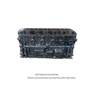 Bloque de Cilindros Largo 3351584 con Nervaduras Reforzadas para Sobrecarga, Bloque Diésel para Trabajo Pesado Continuo - Product Image 1