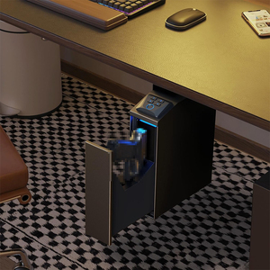 ตู้เซฟปืนพกสำหรับวางบนโต๊ะข้างเตียง โต๊ะทำงาน ข้างเตียง รถบรรทุก ประตูเลื่อนอัตโนมัติ ใช้งานง่ายด้วยลายนิ้วมือ รหัสผ่าน และกุญแจ - Product Image 2