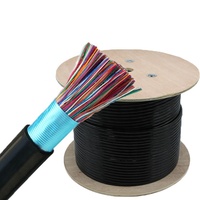 Câble téléphonique extérieur blindé CAT3 étanche pour télécommunications souterraines, 20, 25, 30, 50, 150, 100, 200, 300, 500, 1000, 1200, 2400 paires