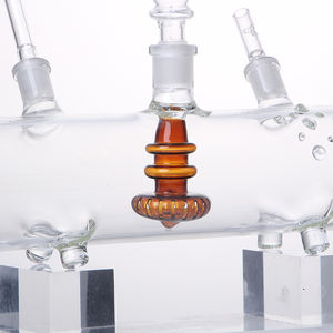 Alta calidad EE. UU. Mercado MP5 Color ámbar Personalizado Shisha Hookah Tubos de vidrio para fumar Vidrio - Product Image 4