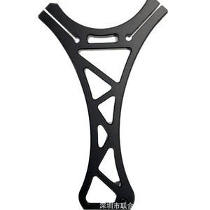 Aluminum Alloy Landing Net Handle Black Lightweight For Anglers Shenzhen Made - Product Image 3