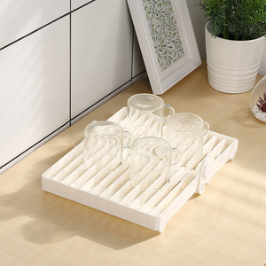 Bianco piccolo piatto posate da cucina stendino <span class=keywords><strong>pieghevole</strong></span> in plastica Organizer vassoio per piatto - Product Image 5