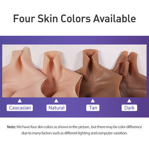 ชุดบอดี้<span class=keywords><strong>สูท</strong></span>ลายหน้าอกปลอมทำจากซิลิโคนสำหรับผู้ชายกับผู้หญิง - Product Image 6