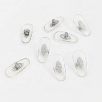 Plaquettes de nez en PVC avec insert métallique Maohua Fashion, à enfiler, pour la réparation et le remplacement de lunettes et de lunettes de soleil, origine Zhejiang, emballage en sachet