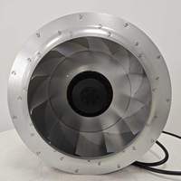 Ventilateur d'extraction mural à pales courbées vers l'arrière en acier galvanisé 280*80MM 220/230V 200W pour usage quotidien CE 3C