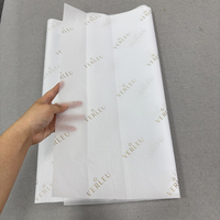 Papier de soie écologique personnalisé avec logo doré pour l'emballage, l'impression, l'emballage, papier de soie doux pour boîte cadeau pour vêtements