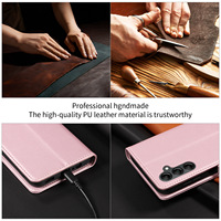 Étui portefeuille pour Xiaomi Redmi Note 14 Pro Redmi 15C Xiaomi 17 en cuir PU avec support et rangement pour cartes, compatible vegan