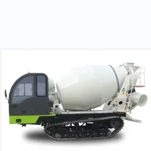 3 Cbm Crawler Track Concrete Mixer Truck For Sale