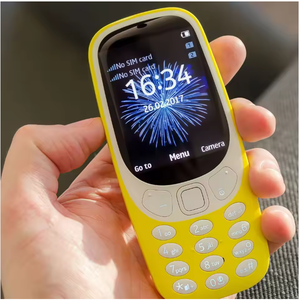 Téléphone portable classique rouge <span class=keywords><strong>3310</strong></span> 2.4 double SIM, téléphone de secours, sans vidéo, sans publicité, sans application accrocheuse, vie simple, 1200 mAh - Product Image 6