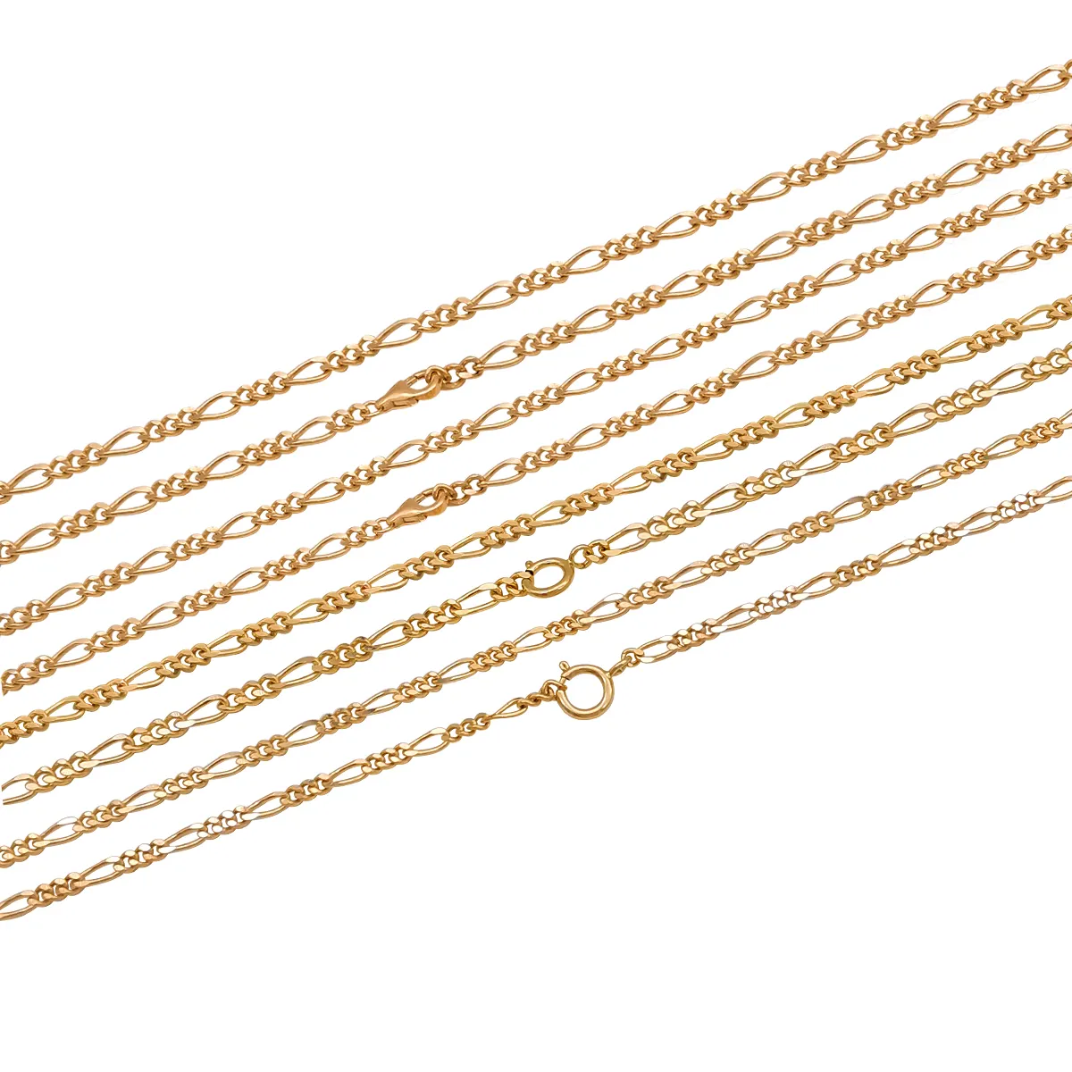 Wholesale Jewelry AU750 18k Solid Gold Franco Chain Necklace Custom Trendy Men Chain High Quality Jewelry