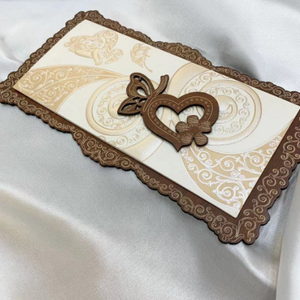 Nouvelle conception, prix <span class=keywords><strong>de</strong></span> gros usine YIWU, carte d'invitation <span class=keywords><strong>de</strong></span> <span class=keywords><strong>mariage</strong></span> florale en papier <span class=keywords><strong>de</strong></span> qualité supérieure, 23x10.5cm, avec dorure à chaud - Product Image 3