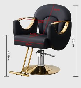 Silla de Barbero Resistente para Salón y Peluquería, Giratoria 360 Grados, para Gimnasio y Escuela - Product Image 6