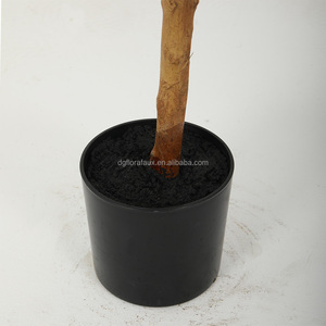 Albero di Ulivo Artificiale in Plastica Resistente da 120 cm con Foglie Realistiche e Tronco Autentico per Decorazione Casa/Ufficio Soggiorno - Product Image 6