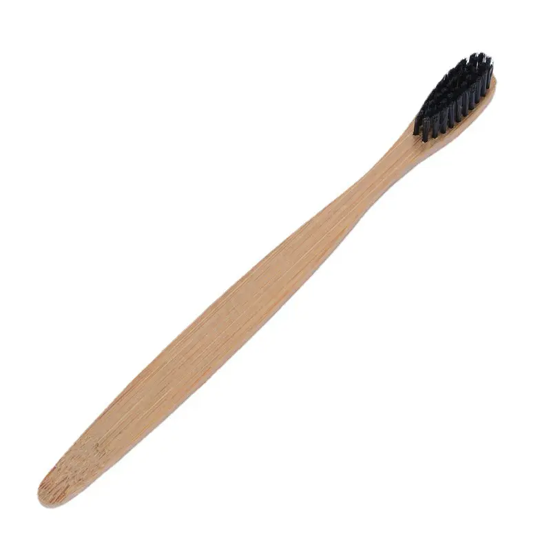 Eco amigável OEM cor escova dente escova cerdas macias bambu escova de dentes adulto e criança dente limpeza