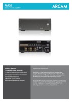 UK ARCAM PA720 Amplifier Daya Home Theater Profesional Tujuh Kanal Dolby Atmos High-End HiFi 100W*7