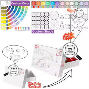 Trẻ Em Giáo Dục Gốc Từ Gạch Đồ Chơi Tự Làm Đá Cẩm Thạch Chạy 100Pcs Từ Xây Dựng Xây Dựng Gạch Đua Theo Dõi Đồ Chơi - Product Image 4