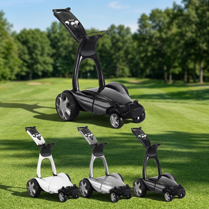 Tout Nouveau Chariot Électrique de Golf Stewarts X10 Follow Signature 4 Roues 20km/h Charge 80kg Batterie Lithium Haute Qualité - Product Image 3