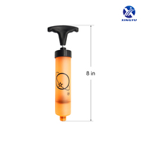 Mini pompe à air haute performance légère et portable en PP pour ballons de sport, conception flexible, 21,5 cm, indispensable pour la maison et les voyages