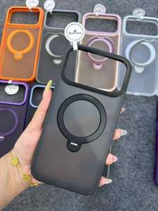 Étui de téléphone avec béquille pour visionnage mains libres, support à charnière métallique durable, coque pour <span class=keywords><strong>iPhone</strong></span> 17 Air, 17 Pro, 17 Pro Max - Product Image 5