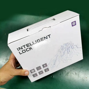 Serrure intelligente Tuya pour porte en bois d'appartement Airbnb, serrure intelligente Ttlock pour porte extérieure en <span class=keywords><strong>fer</strong></span>, serrure de porte électronique à empreintes digitales - Product Image 6