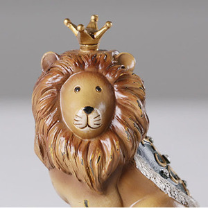 Décoration Animale De résine Petit Éléphant Lion Chien Sculpture de Décoration - Product Image 6