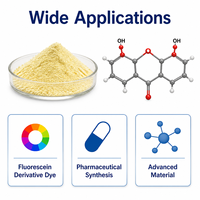 Dihydroxy Xanthène-1 : Matière Première Avancée en Poudre Jaune Clair pour Dérivé de Fluoresceine, Colorant, Synthèse Pharmaceutique, Usine OEM