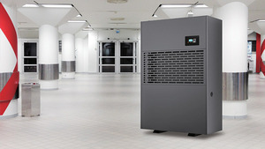 480L/Day Portable External Drain Connect Commercial Industrial Compressor Metal <b>Dehumidifier</b> for Large Rooms and Household Use - Product Image 2