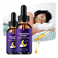 VitaSpring OEM Gouttes liquides d'extrait de mélatonine pour le sommeil, complément alimentaire pour un sommeil profond, végétalien pour adultes, 25 ml, HALAL, gouttes de sommeil pures à la 5-HTP