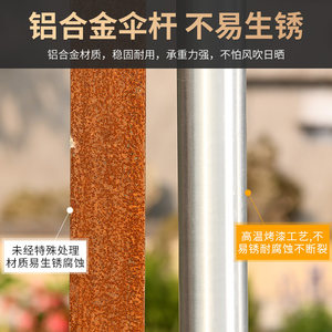 Sombrilla Grande Multifuncional para Exteriores, Jardín, Patio, Cafetería, Tienda de Té con Leche, Publicidad, Guangdong - Product Image 2
