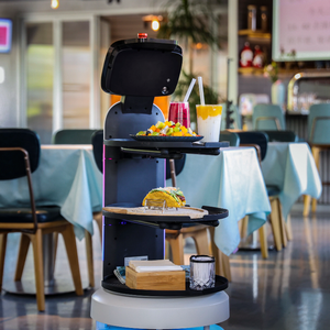 <span class=keywords><strong>Robot</strong></span> <span class=keywords><strong>Camarero</strong></span> Inteligente para Entrega de Alimentos 2026 MiCity, <span class=keywords><strong>Precio</strong></span> de Fábrica, con 3 Bandejas, Navegación Automática, <span class=keywords><strong>Robot</strong></span> para Restaurantes - Product Image 3