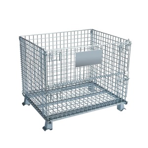 Système de ballast de <span class=keywords><strong>tente</strong></span> Système de conteneur en treillis métallique carré pliable Cage de cargaison d'entrepôt fixe à support vertical pour l'extérieur - Product Image 1