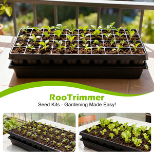 RooTrimmer Set da 10 Vassoi per Semina 1020 e Vassoi con 40 Celle, Vassoi in Plastica Spessa e Resistente per Germinazione - Product Image 4