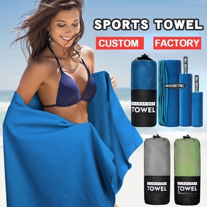 Özel Logo hafif mikrofiber büyük plaj havlusu yeniden yatak araba yaz plajları için dekoratif özel baskı lojistik - Product Image 1