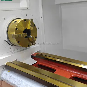 Dehai manuel Chuck GSK 980 TDC yüksek kaliteli CK6160 düz yatak CNC torna makinesi