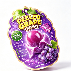 BESTAR Caramelle Gommose Morbide al Gusto Frutta con Ripieno di Succo, a Forma di Blocco, 12 pz/Sacchetto, per Snack da Ufficio - Product Image 6