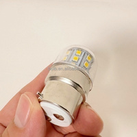 Ampoule LED B22 Corn 2835 27SMD à culot baïonnette, lampe LED pour réfrigérateur 12-80V 85-265V 4W, éclairage de plafond à économie d'énergie
