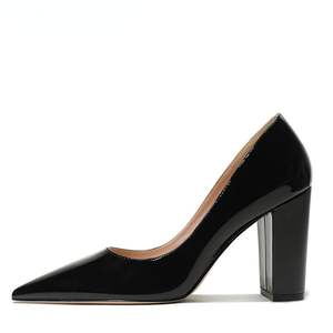 9CM Escarpins Talons Haut Sexy Escarpins Pantoufle Bureau Porter Épais Mode Femmes Travail Chaussure Talons - Product Image 2